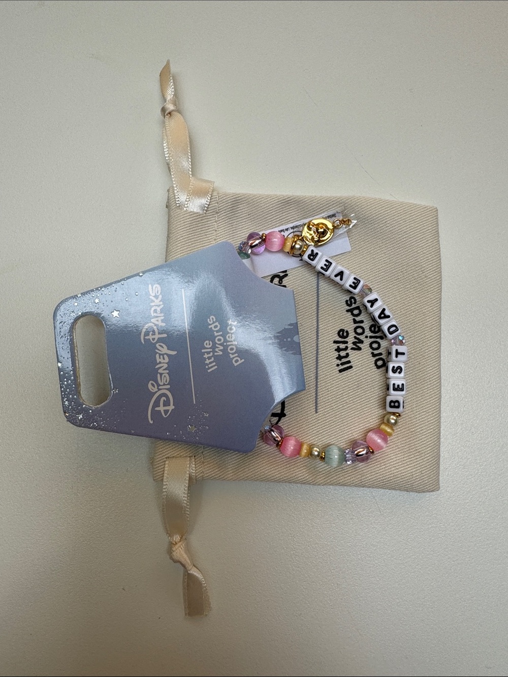 Little Words Project x Disney Parks "Best Day Ever" Beaded Bracelet - Picture 2 of 6